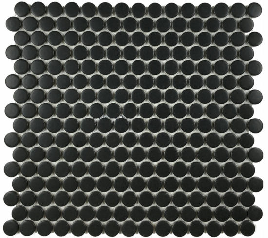 Penny Rounds ¾” Black Matte