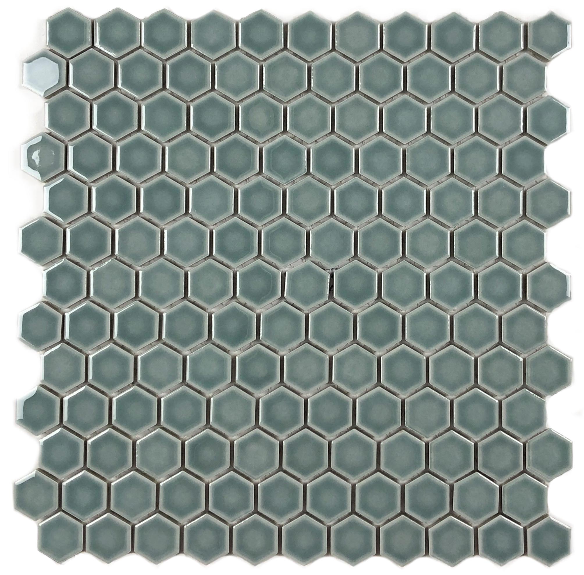 Mosaic Hexagons Teal | Adex USA