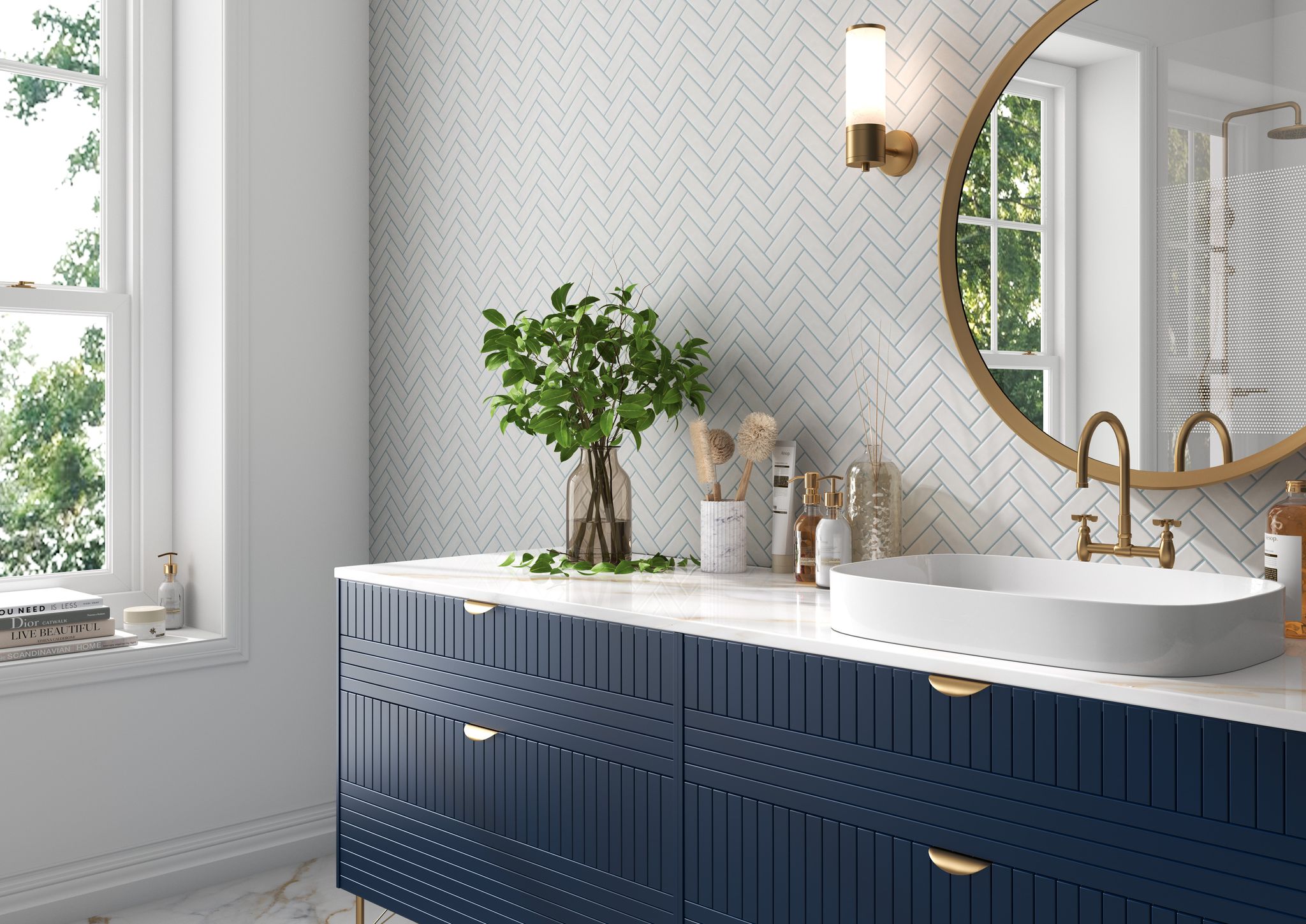 Mosaic Rectangle Herringbone 0 | Adex USA