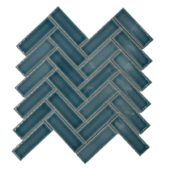 RECTANGLE HERRINGBONE 11" X 11.1" DENIM | Adex USA