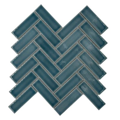 RECTANGLE HERRINGBONE 11″X11.1″ DENIM