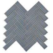RECTANGLE HERRINGBONE 11" X 11.1" LIGHT BLUE | Adex USA
