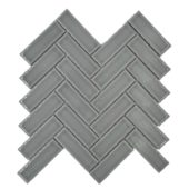 RECTANGLE HERRINGBONE 11" X 11.1"  LIGHT GRAY | Adex USA