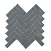 RECTANGLE HERRINGBONE 11" X 11.1" SAGE | Adex USA