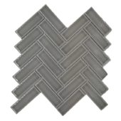 RECTANGLE HERRINGBONE 11" X 11.1" TAUPE | Adex USA