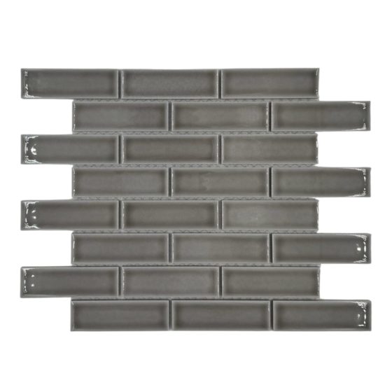 RECTANGLE OFFSET 10.4"X11.8" LIGHT SMOKE